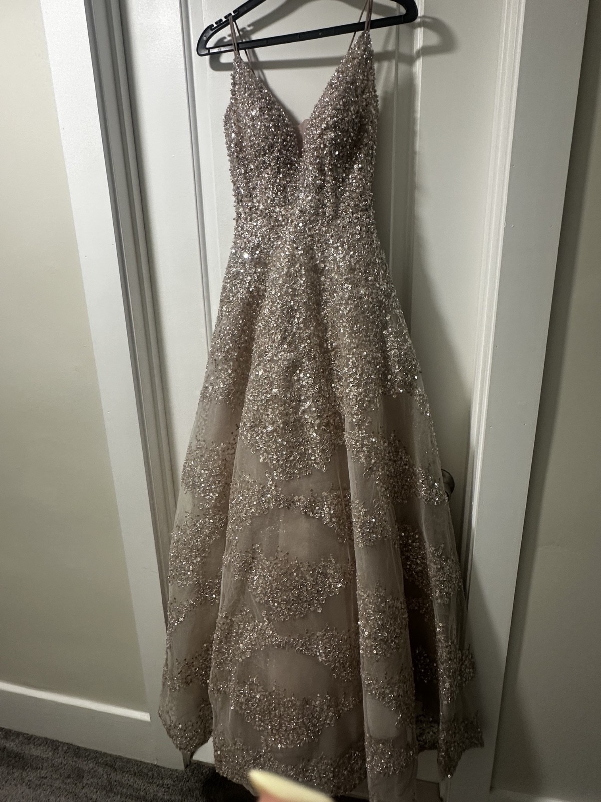Cat Walk Beaded Formal Gown