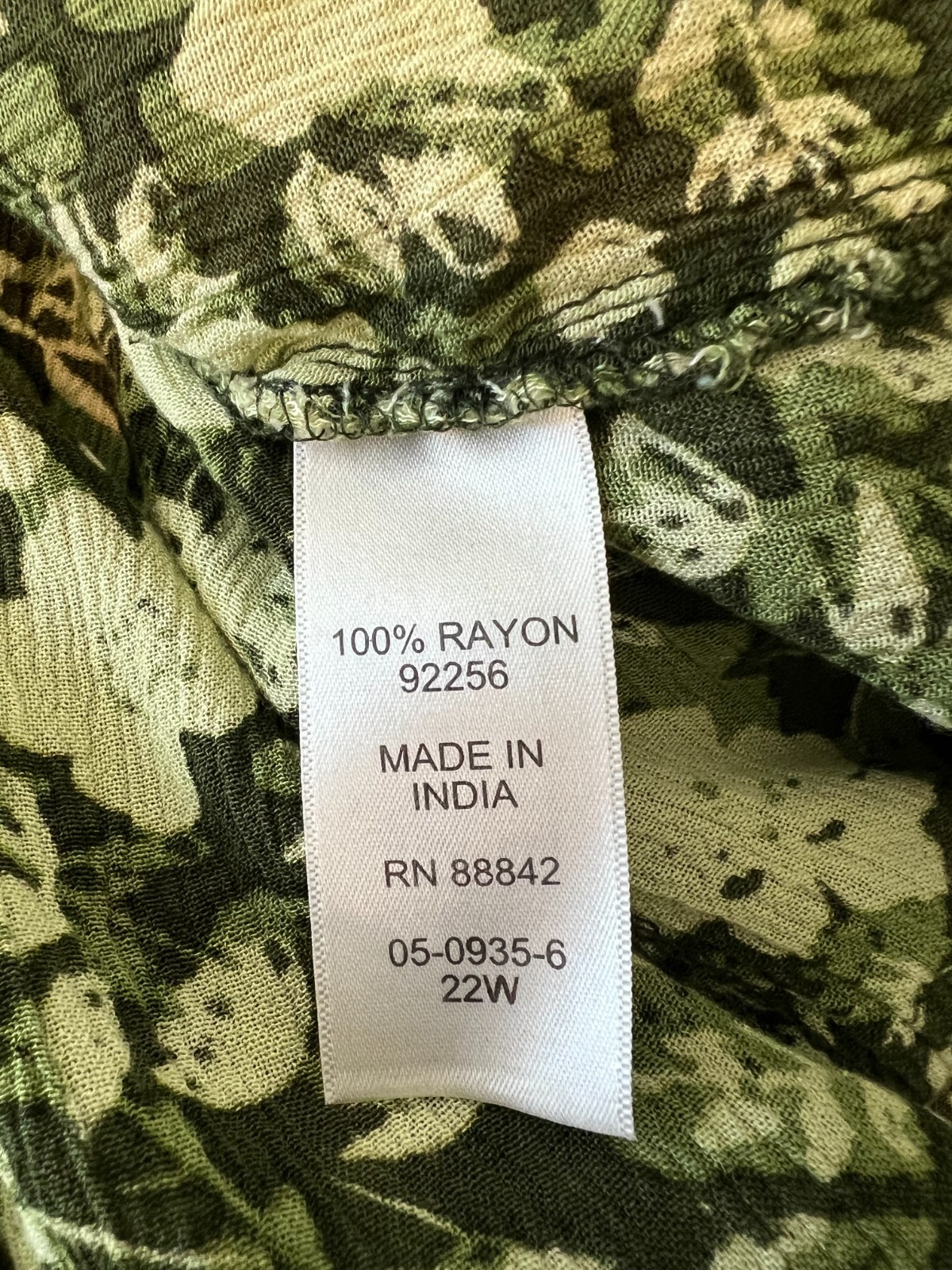 Woman Within 100% Rayon Floral Summer dress size 22 W