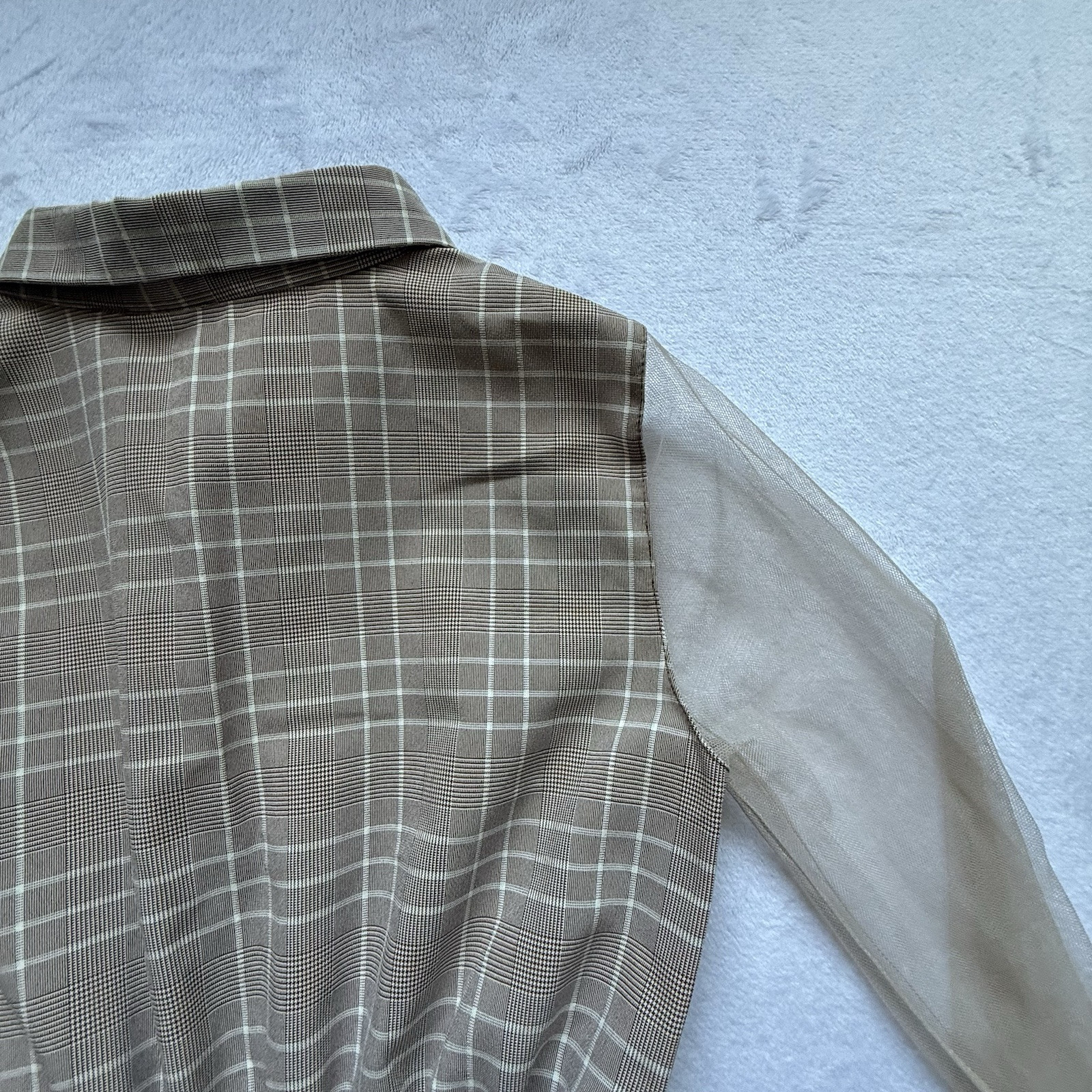 VTG Bespoke Handmade Unlabeled Dress S Cottagecore Prairie Trad 60s Layer Flare