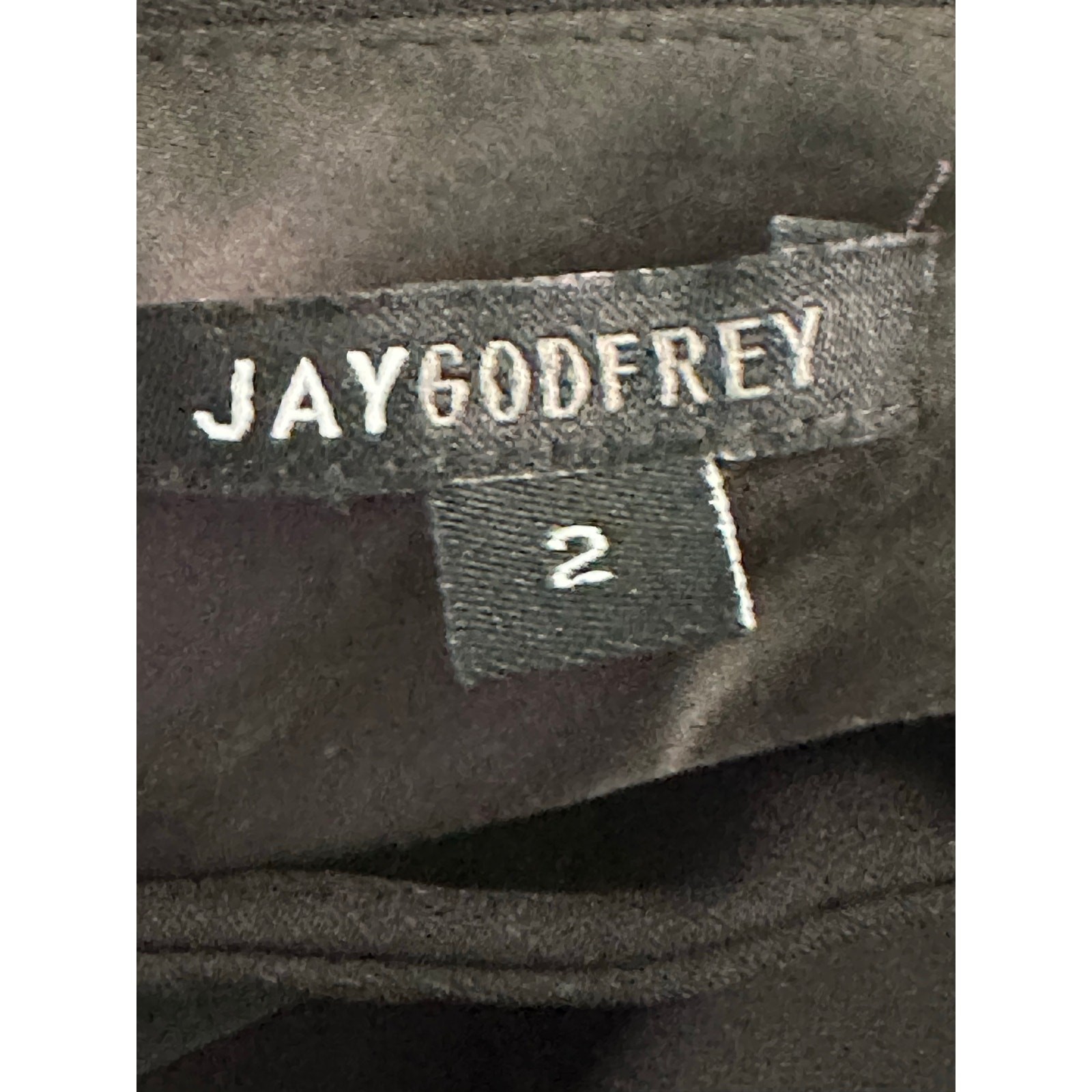 Jay Godfrey black sheath cocktail dress size 2