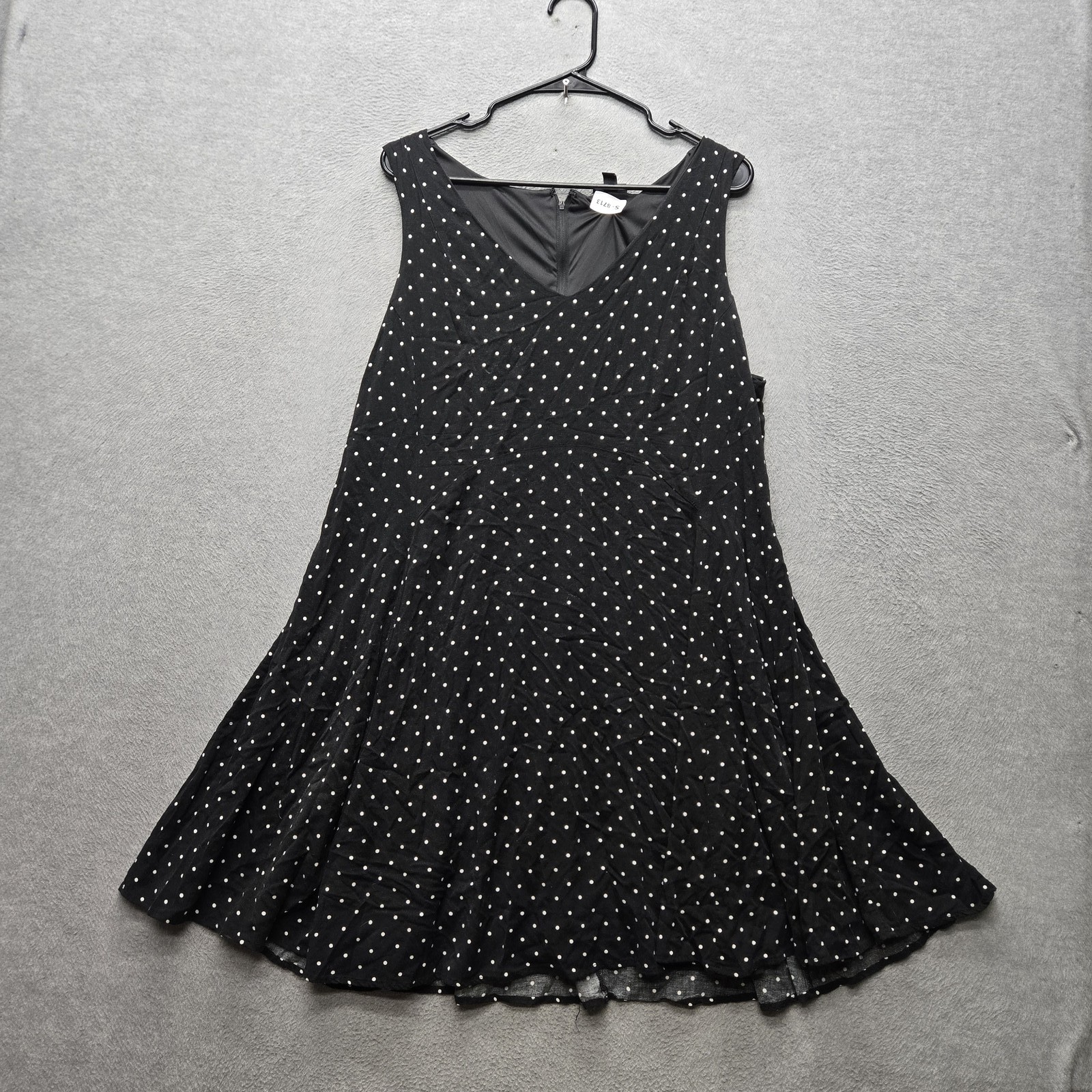 Torrid Women Dress 16 Black Polka Dot Fit & Flare Cocktail Party Sleeveless