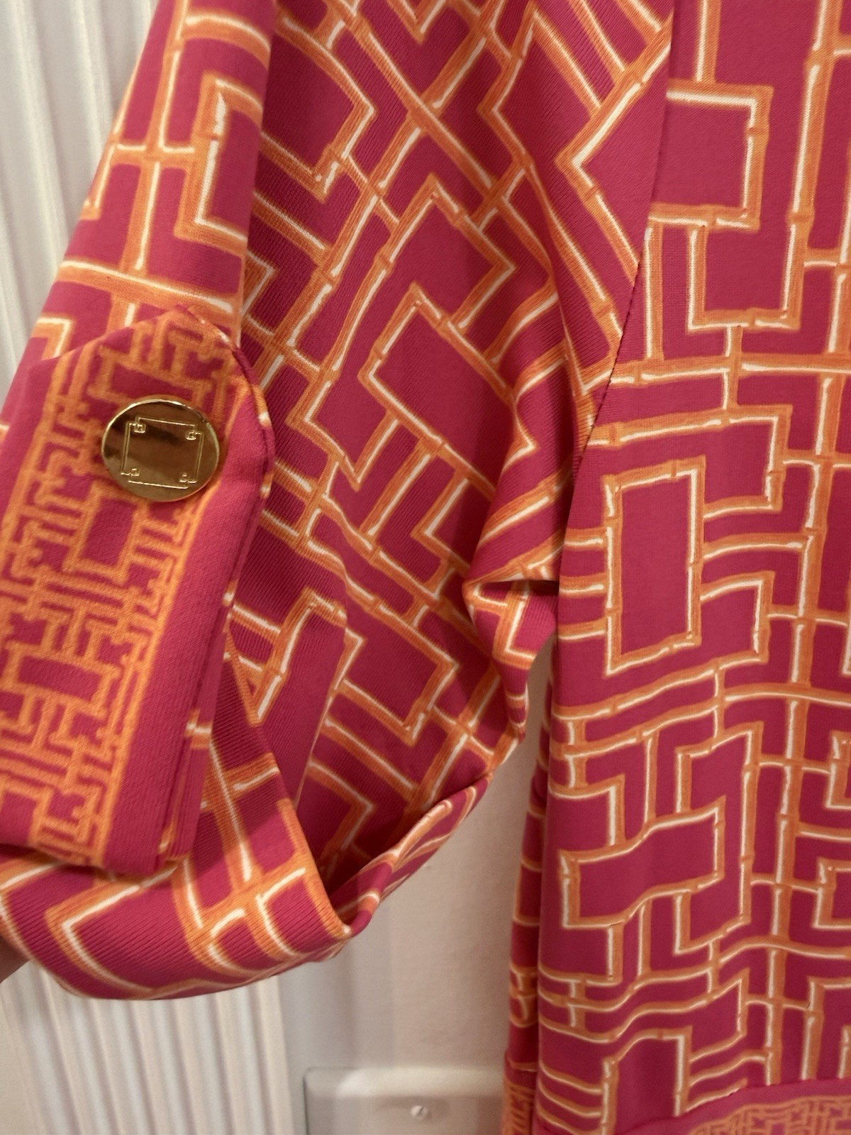 Elizabeth Mckay Womens Dress Size Medium Pink