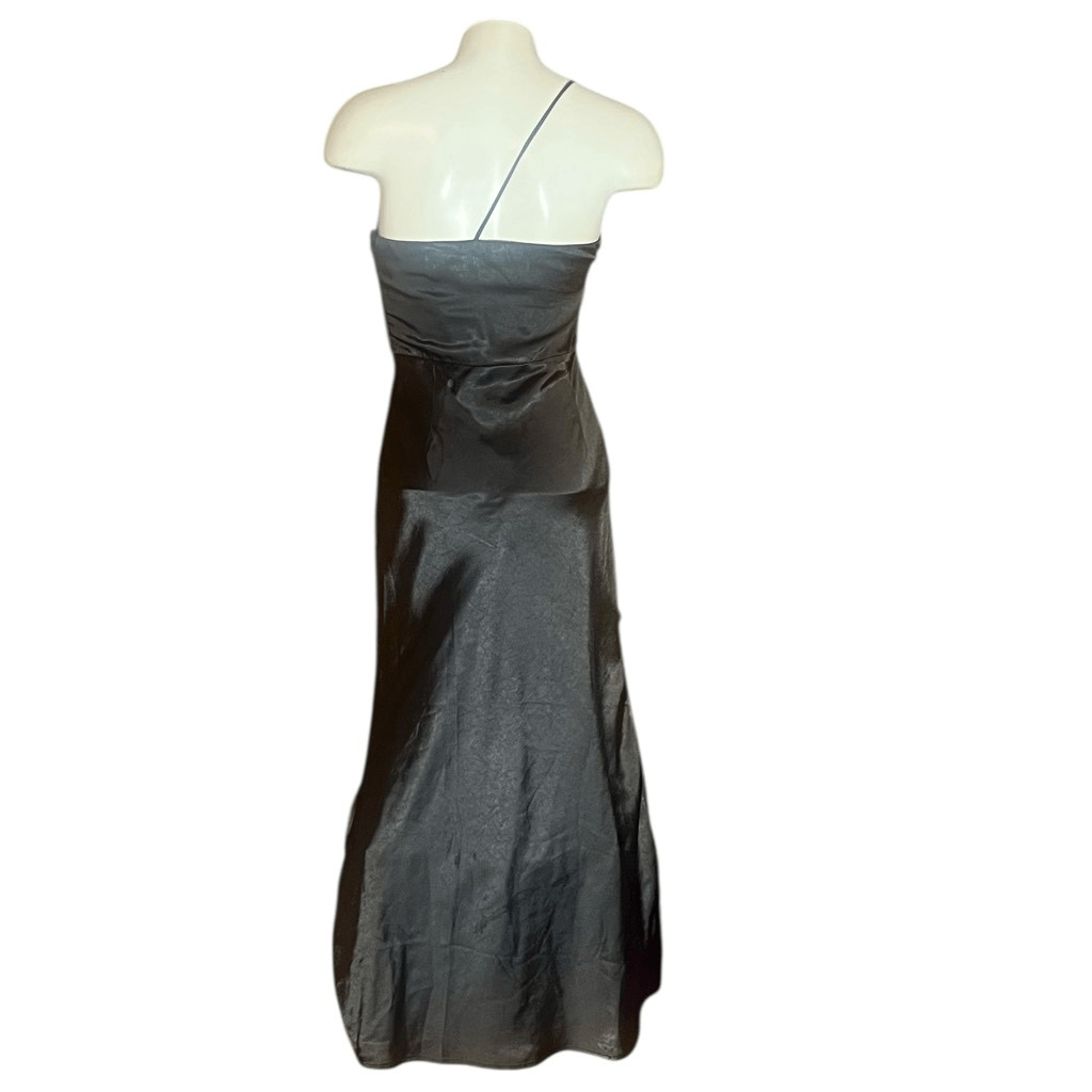 Billy J. Black Kimbra One Strap MIDI Slip Dress Sz 8 NWT