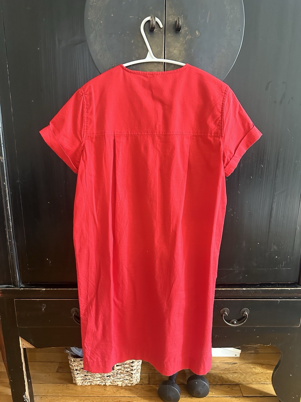 Batela NWT Red Short Sleeve Shift Tunic Dress Women’s Size 4 Sm Nautical Coastal