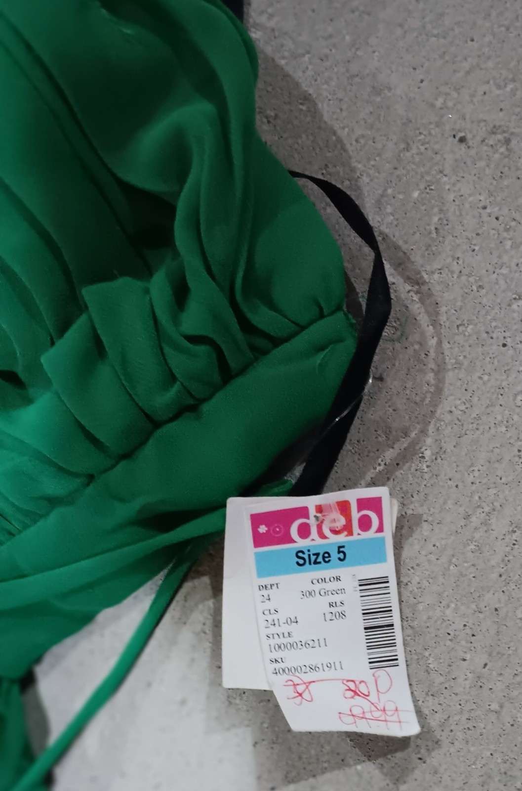 Green Dress By DEB