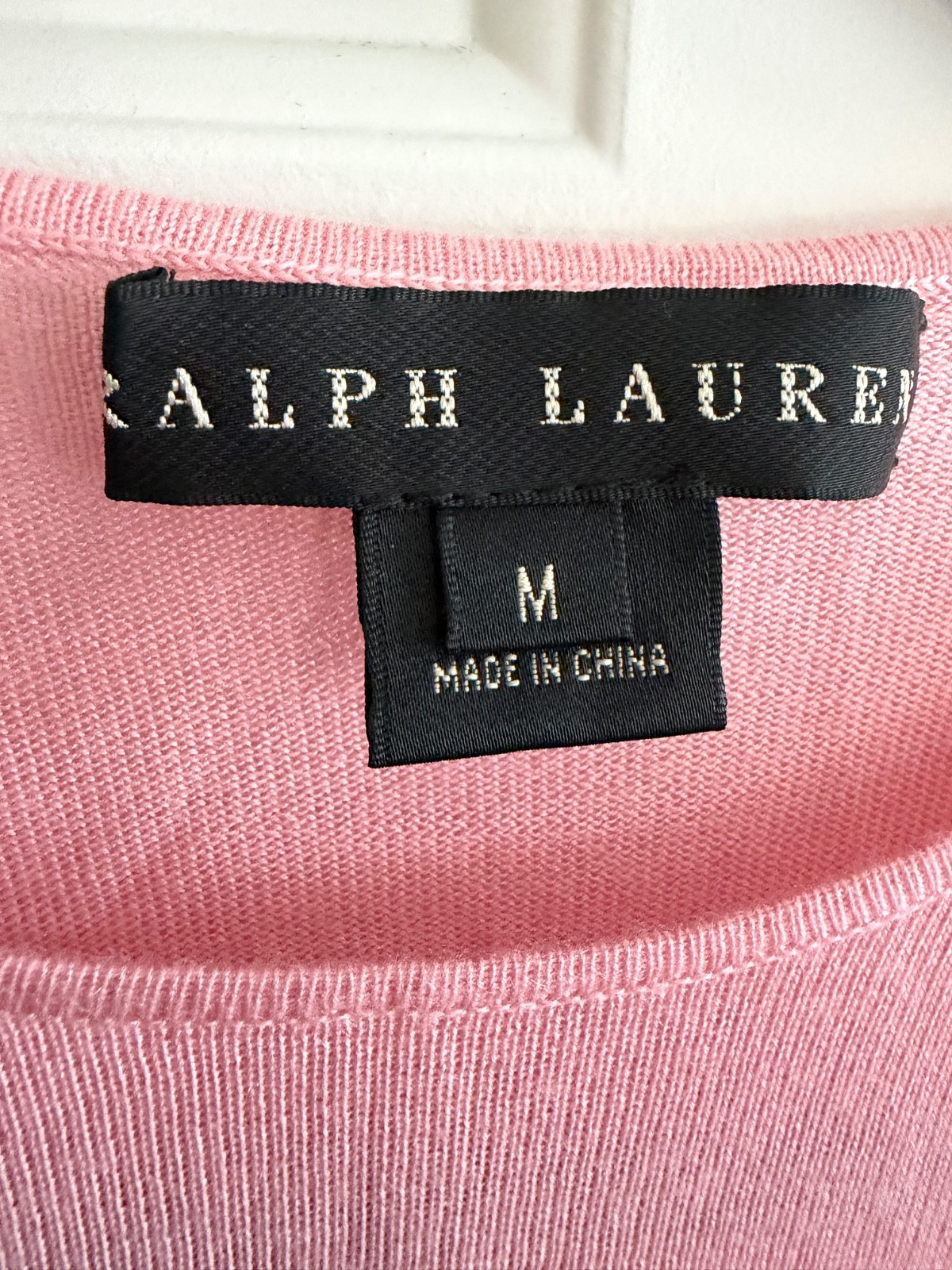 Ralph Lauren Black Label Pink Cashmere-Silk Blend Sweater Dress – Size M – NWOT