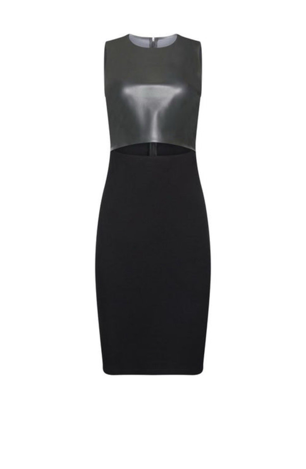 NWT $795 Wolford Black Eco Vegan Dress Size S EU 36