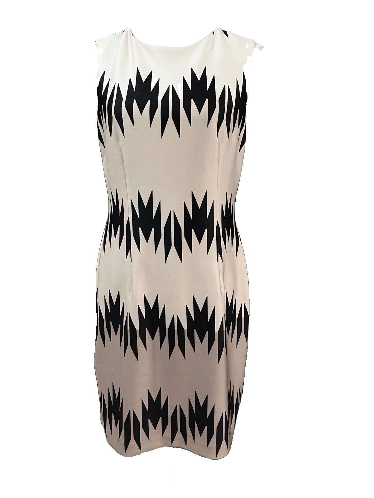 Vince Camuto Black Ivory Sheath Dress Elevated Structured Workwear NWT Sz 10