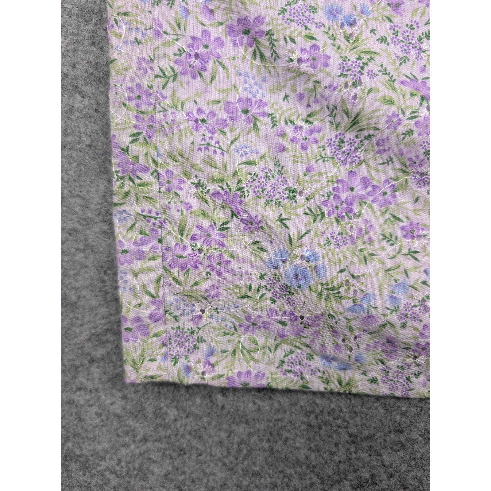 David Wayne Classic Vintage Look Purple Floral Sleeveless Sheath Dress Size 10