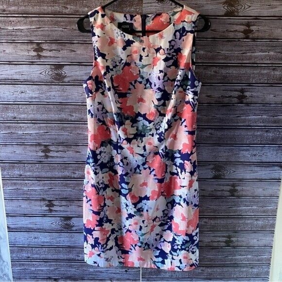 Alyx Women’s Sleeveless Dress Size 10 Floral Knee-Length Back Zipper NWT