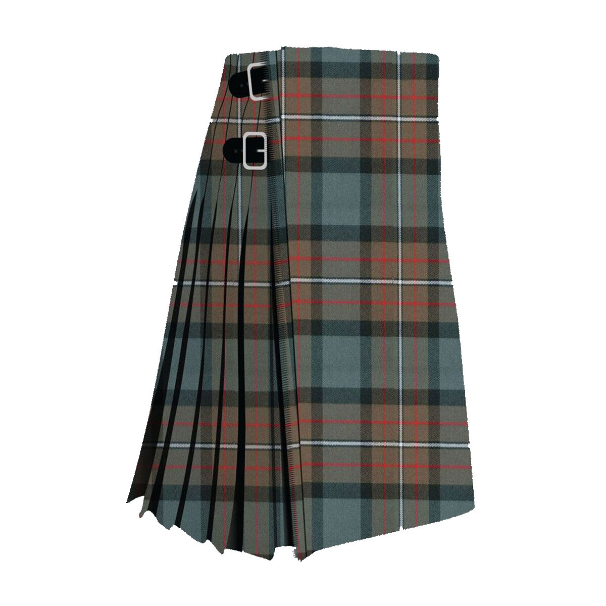 Men’s Scottish Furguson Weathered Tartan Kilt Handmade Traditional 8 Yard Kilts