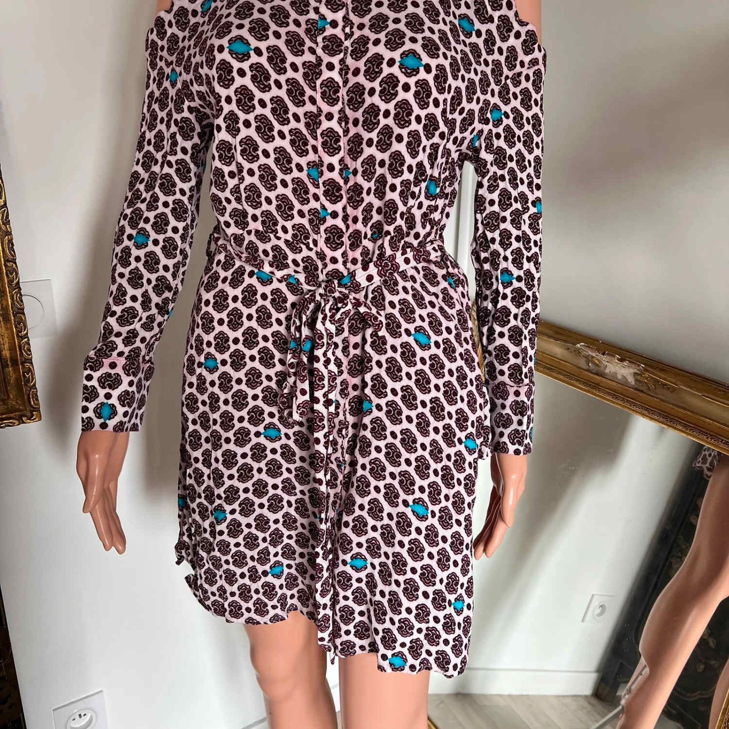 Maje Mini Dress S 36 Mini Dress Mini Robe E18ralinka