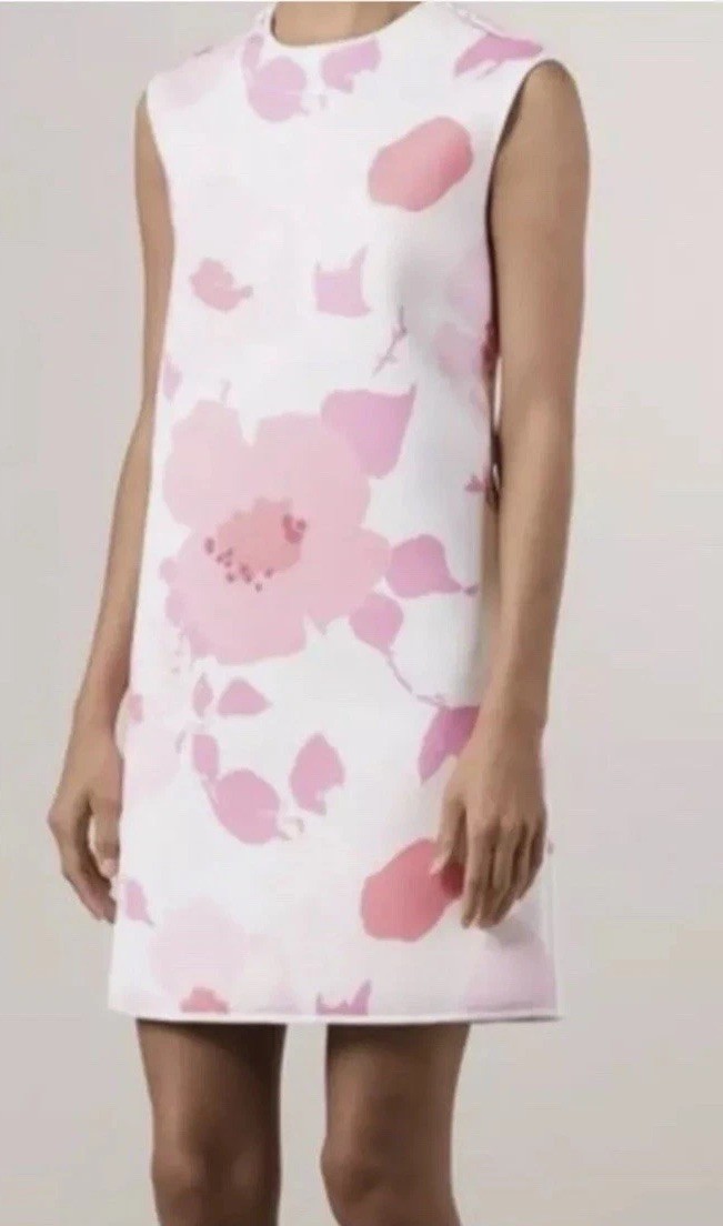 $1895 MORE THAN 90% !! OFF VICTORIA BECKHAM COCKTAIL DRESS SZ UK 14 US 10