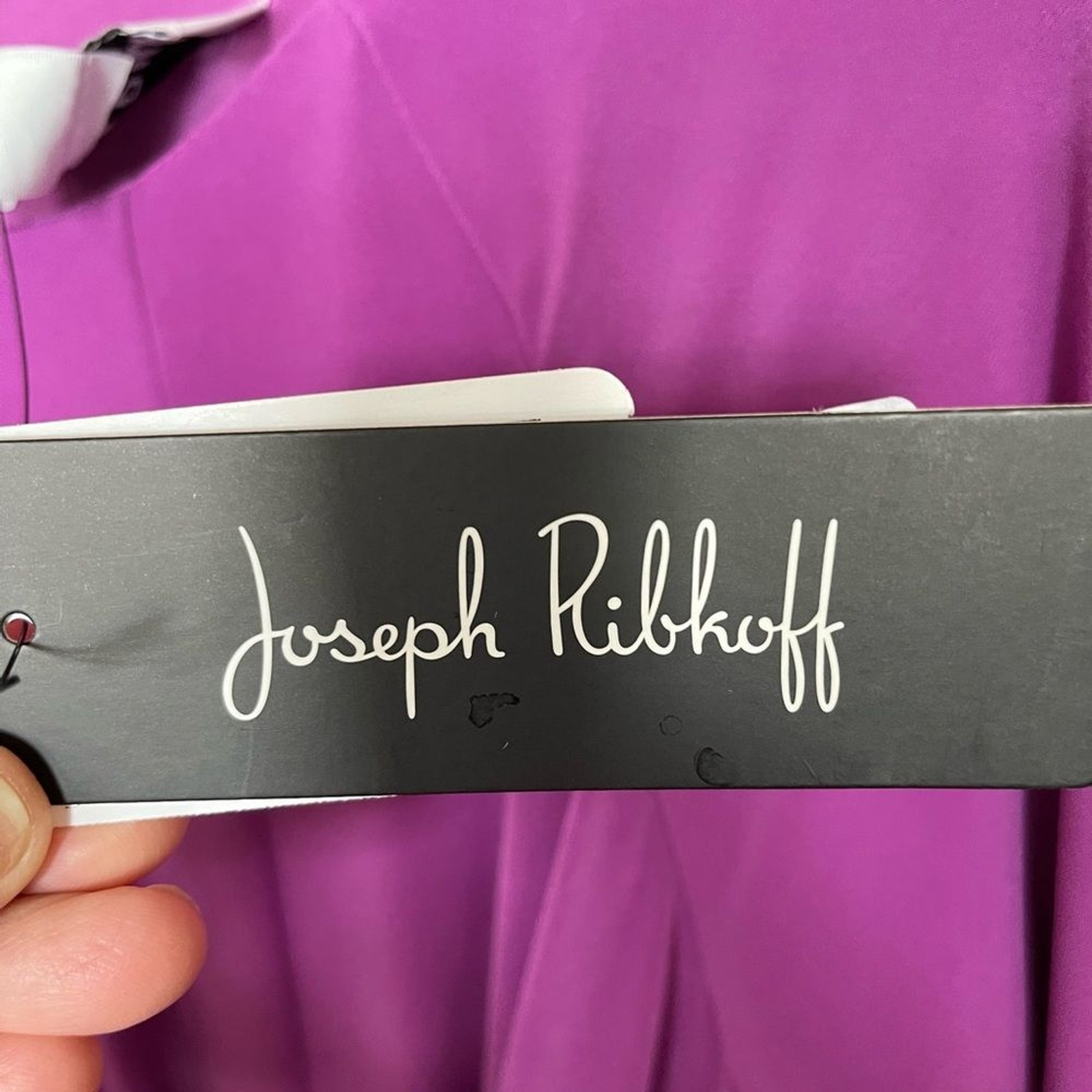Joseph Ribkoff Fuchsia Tie-Waist Sheath Dress