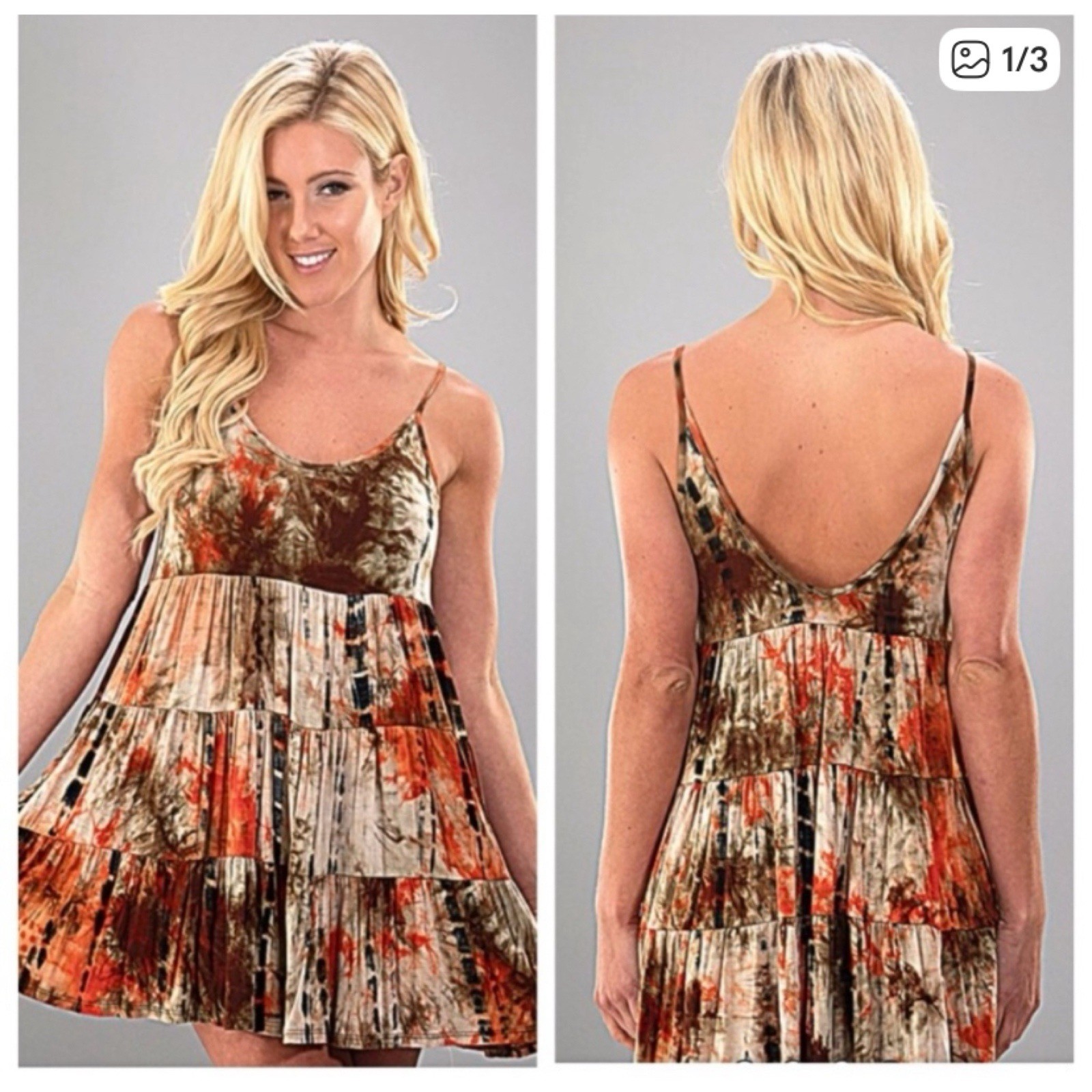 LUXE Women’s Multicolor Casual Mini Dress Size M