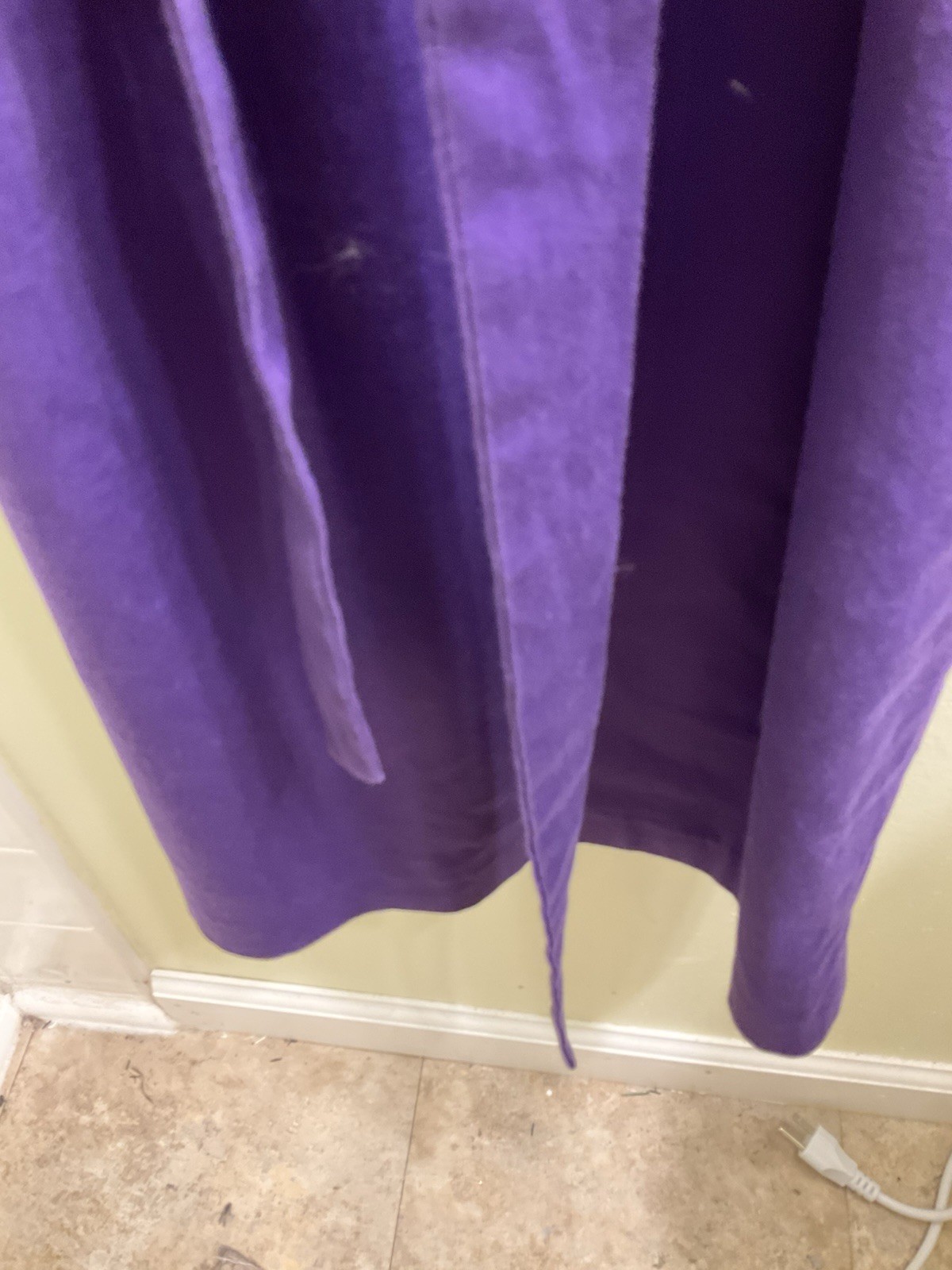 Calvin Klein sleeveless pencil dress purple pleated belt knee length size P
