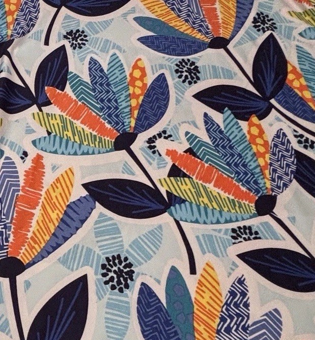 Buckhead Bettie’s Tropical Print Swing Dress Ladies XL Resort Travel Cruise