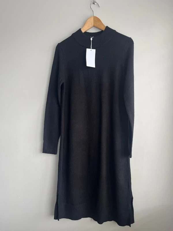 Vila Viril Long Sleeved Midi Dress Size UK M BNWT RRP £40