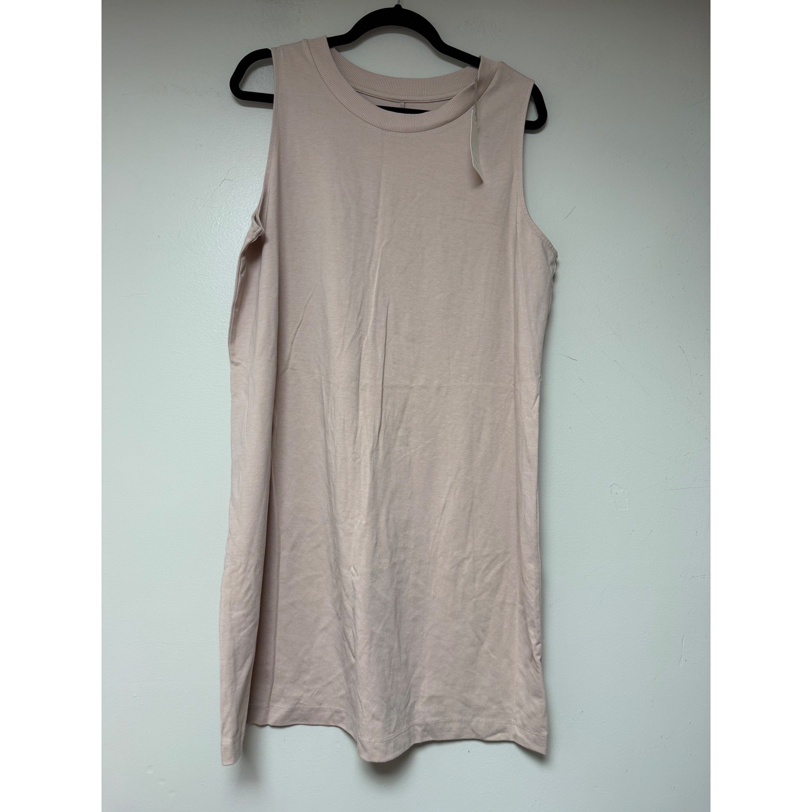 A New Day Women’s Sleeveless Tank Dress Beige XX Large Casual Everyday