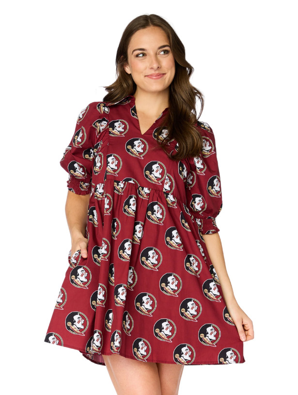 Stewart Simmons The Seminoles Poplin Dress – FSU