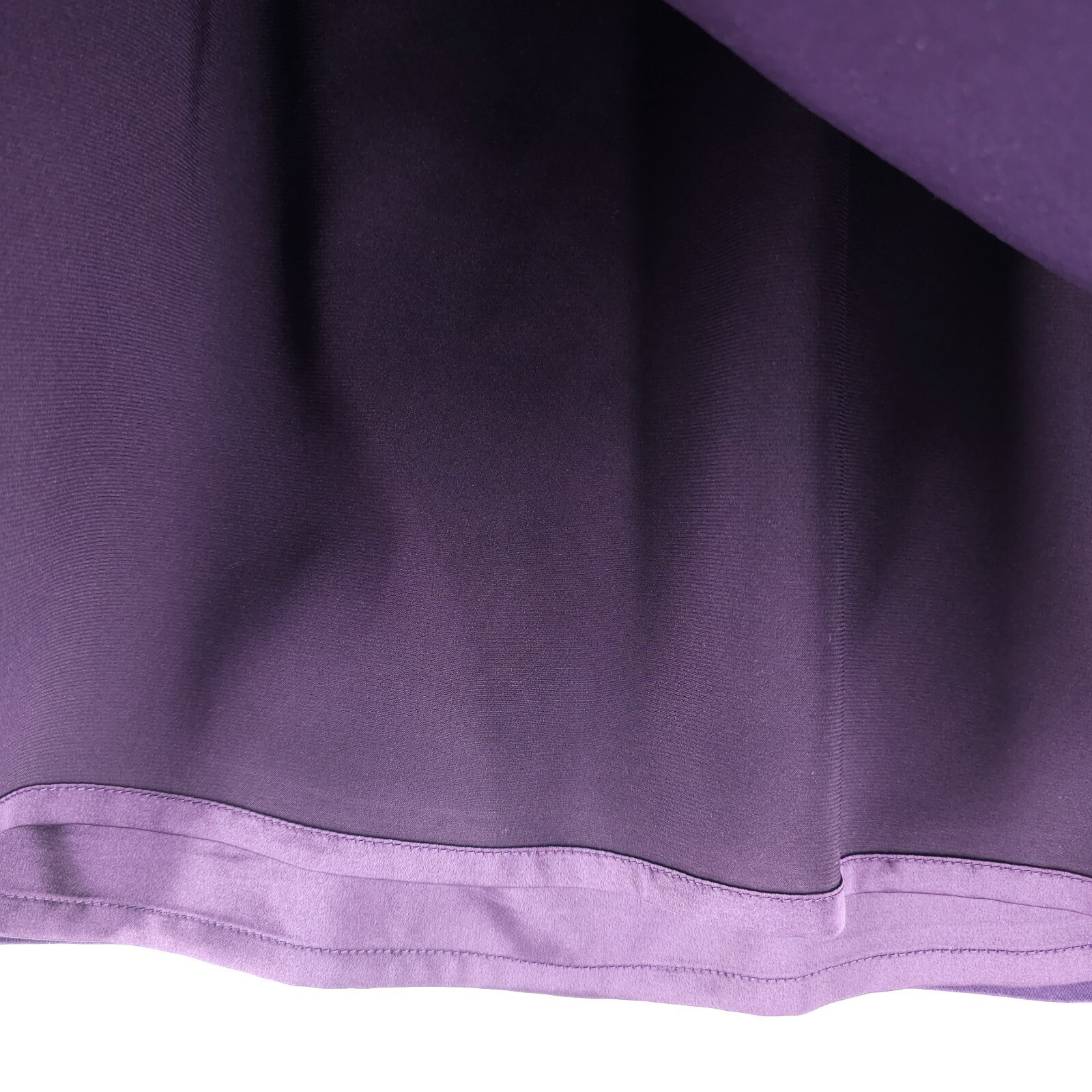 Boden Purple Shift Dress Sccop Neck Fitted Stretch Cotton Blend Size US 6 R