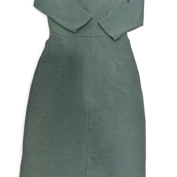 Boden blue midi dress with long sleeves size 2
