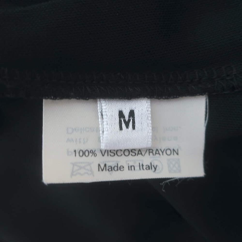 Vintage Yves Saint Laurent Tom Ford Bell Sleeve Dress Black Jersey Size Medium