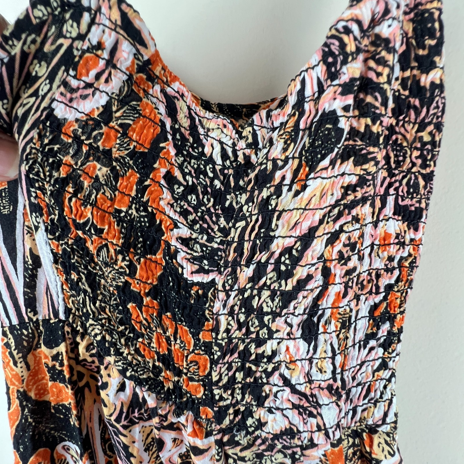Free People Intimately Forever Yours Maxi Slip Dress XS Boho Paisley Cottagecore