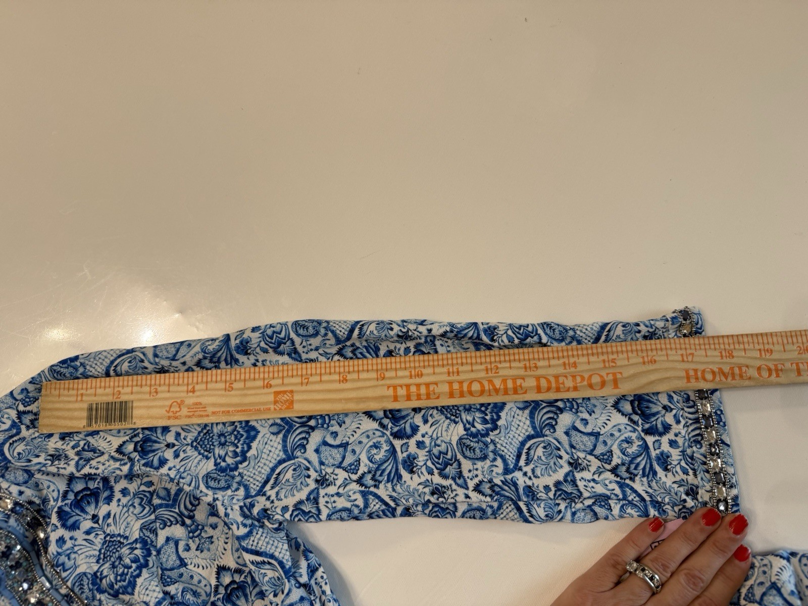 Nicoblu Shalimar Long Tunic Dress size 4 maxi Sapphire Jewel Embellishment