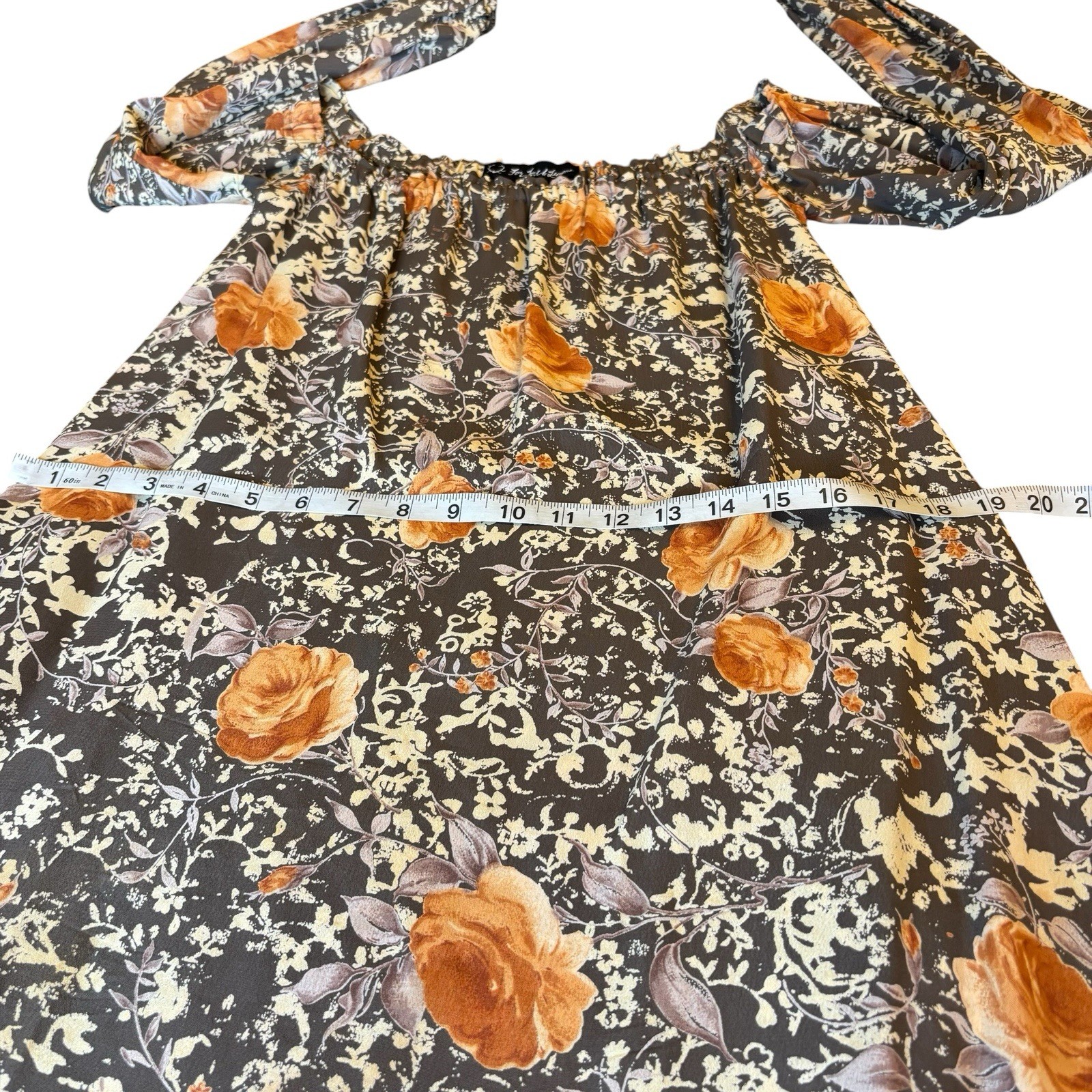For Love And Lemons Wilson Mini Dress Small Rose Acid Wash Boho Coquette Garden