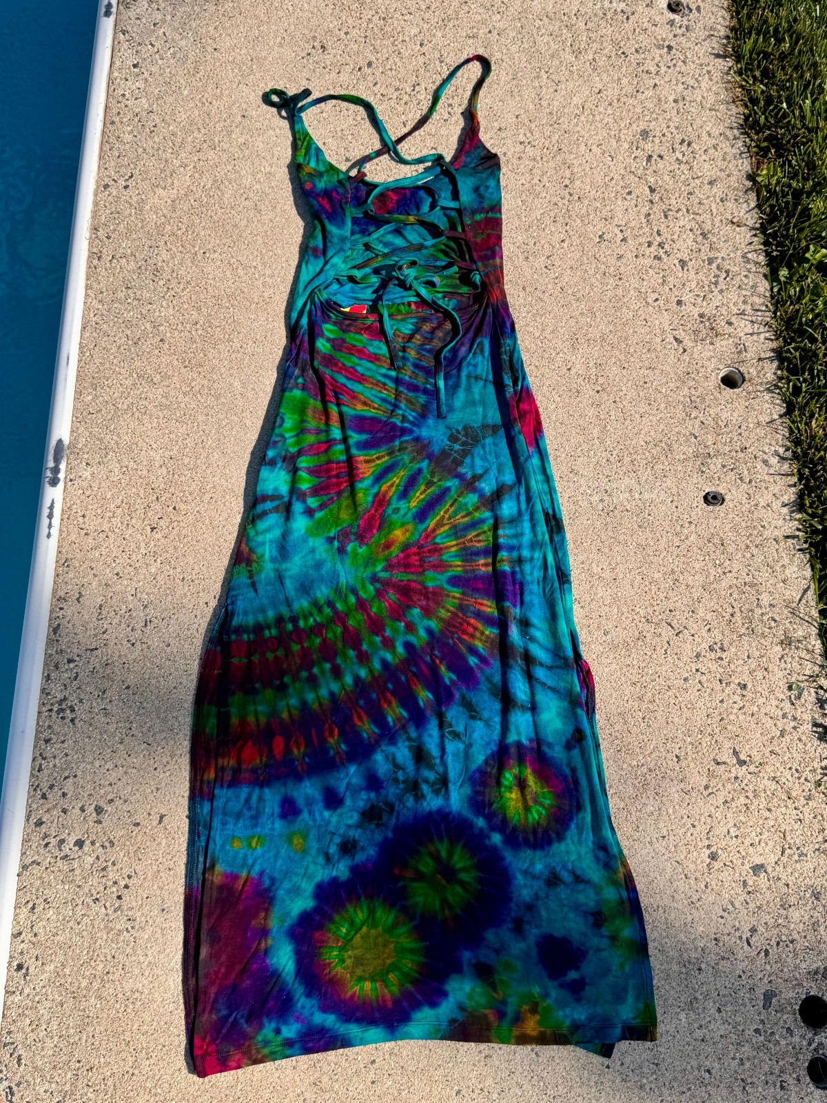 Liquid Mudmee Slit Maxi Dress