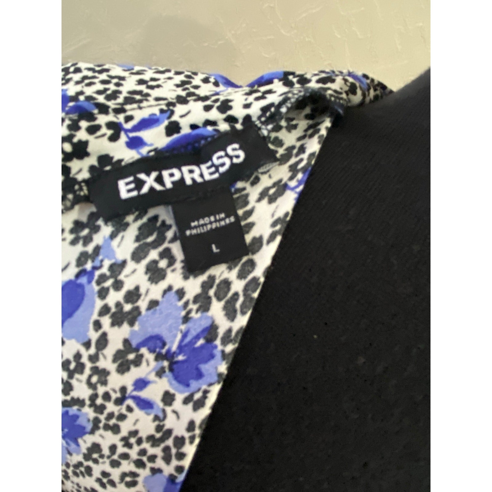 Express draped mock neck midi dress – Black / Size Large