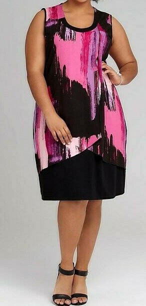 TS TAKING SHAPE plus size XXS / 12 Euphoria Dress soft stretch boho NWT rrp$140!