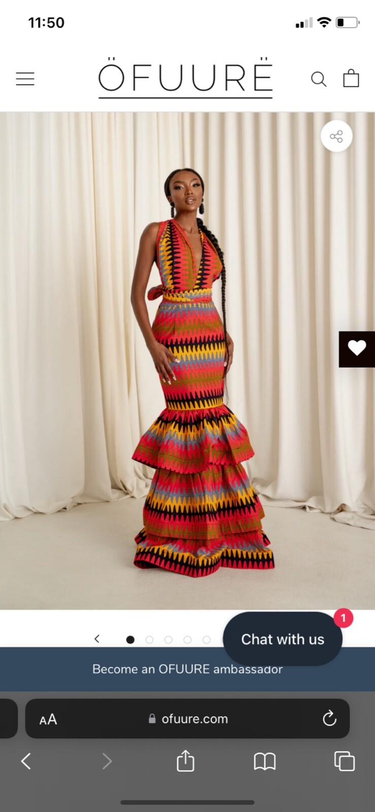 Ankara mermaid maxi infinity dress