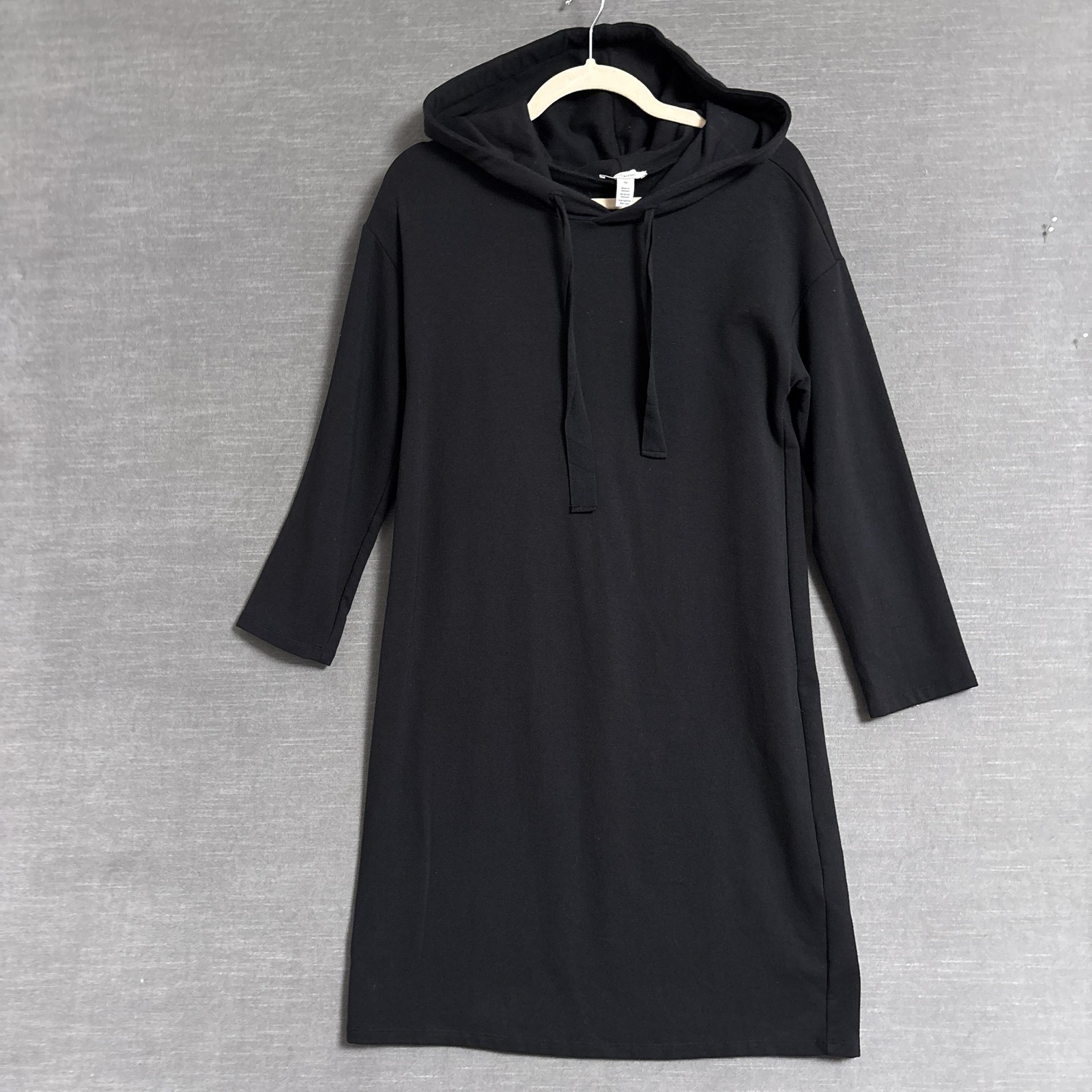 Daily Ritual Hoodie Dress S Black Pullover Athleisure Casual Cozy