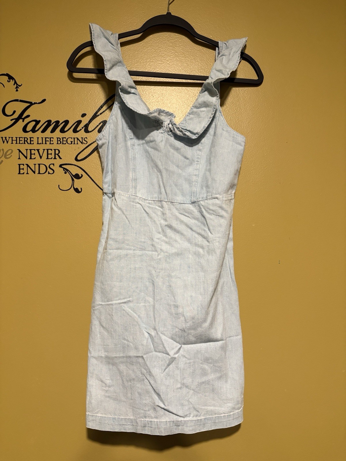 Women’s Old Navy Light Blue Chambray Cotton Dress XS