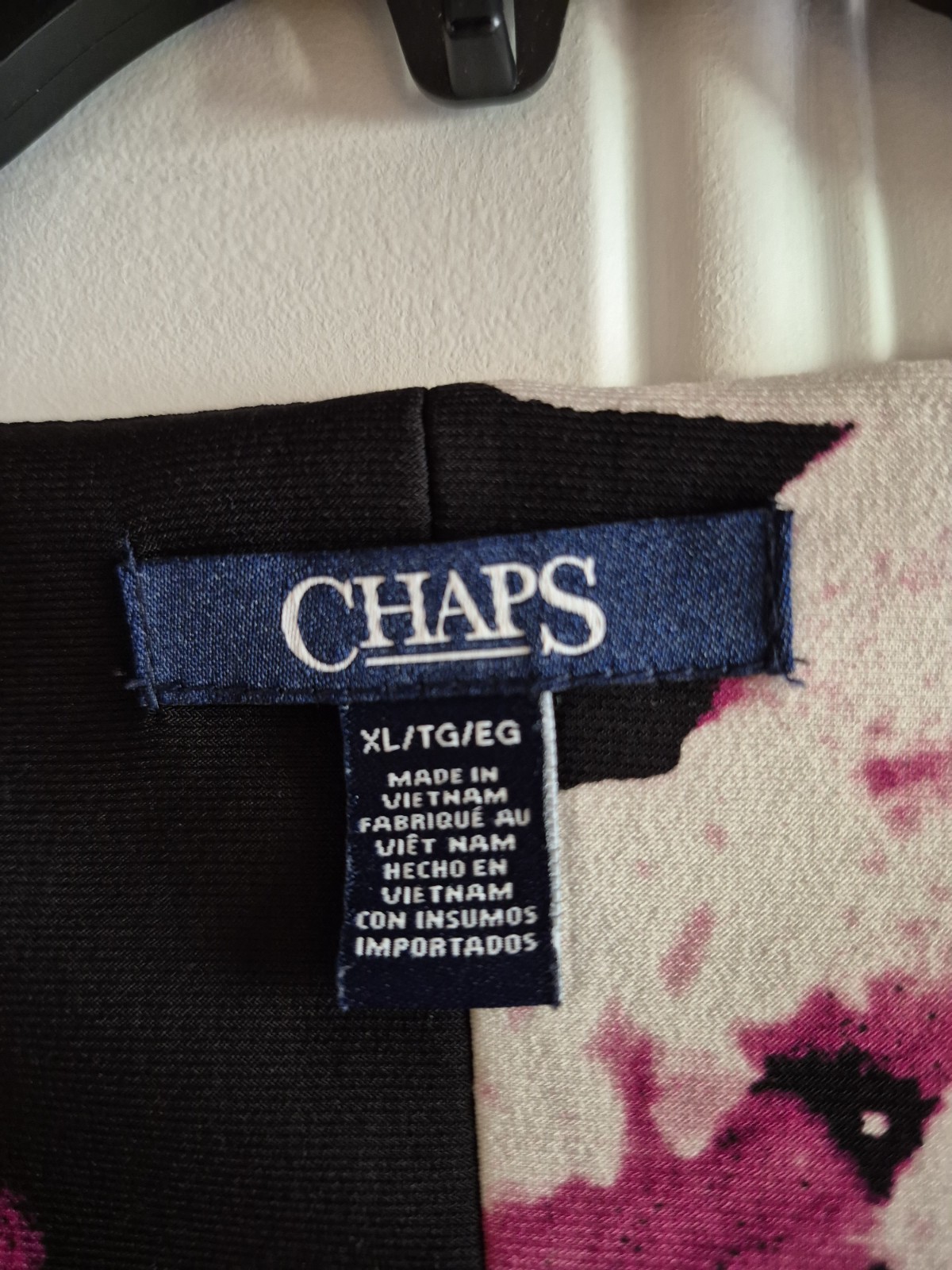 CHAPS Stretch Knit Sleeveless Dress – XL – Scoop Neck, Slight A-Line Styling