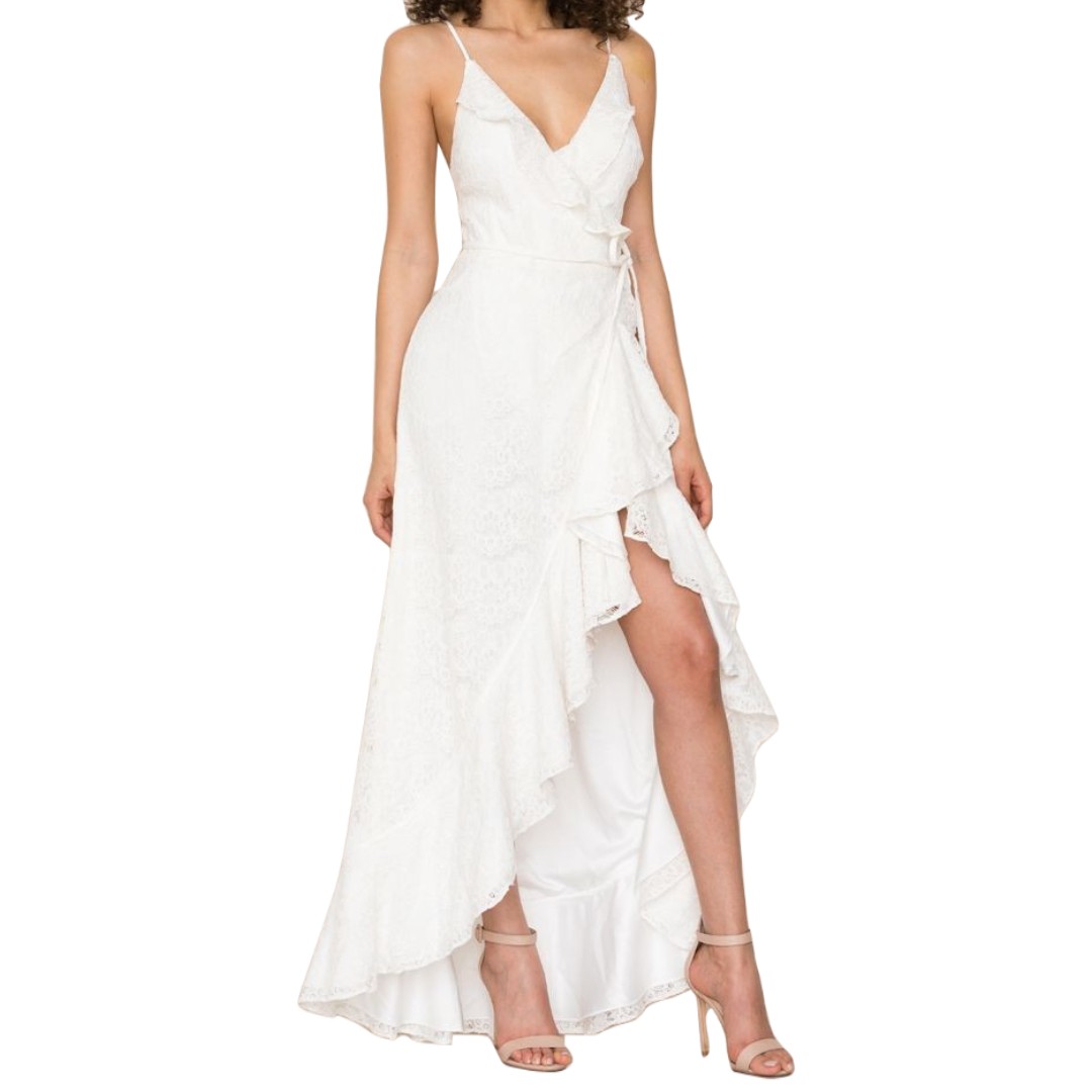 YUMI KIM Women’s White Meadow Maxi Dress #DR17244 NWT
