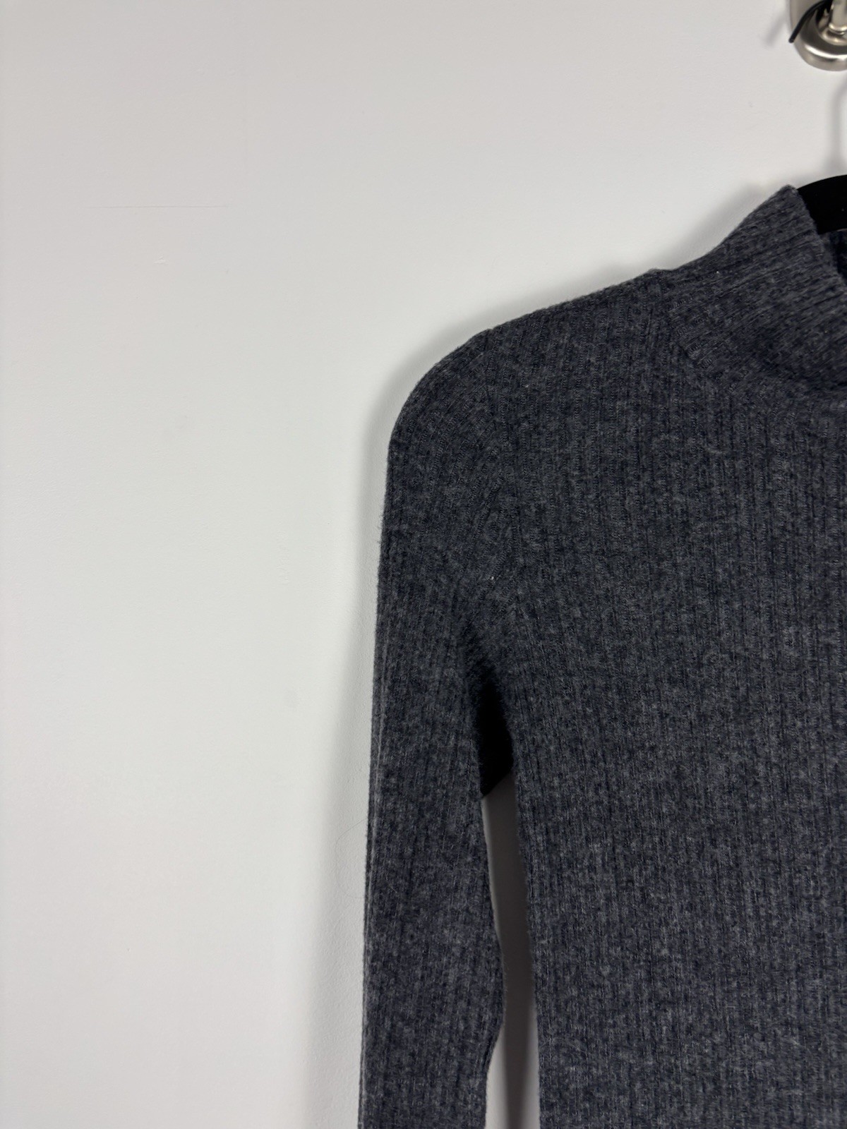 Nwt Daily Practice Sweater Dress Size Xs Gray Turtleneck Ribbed Midi Splits
