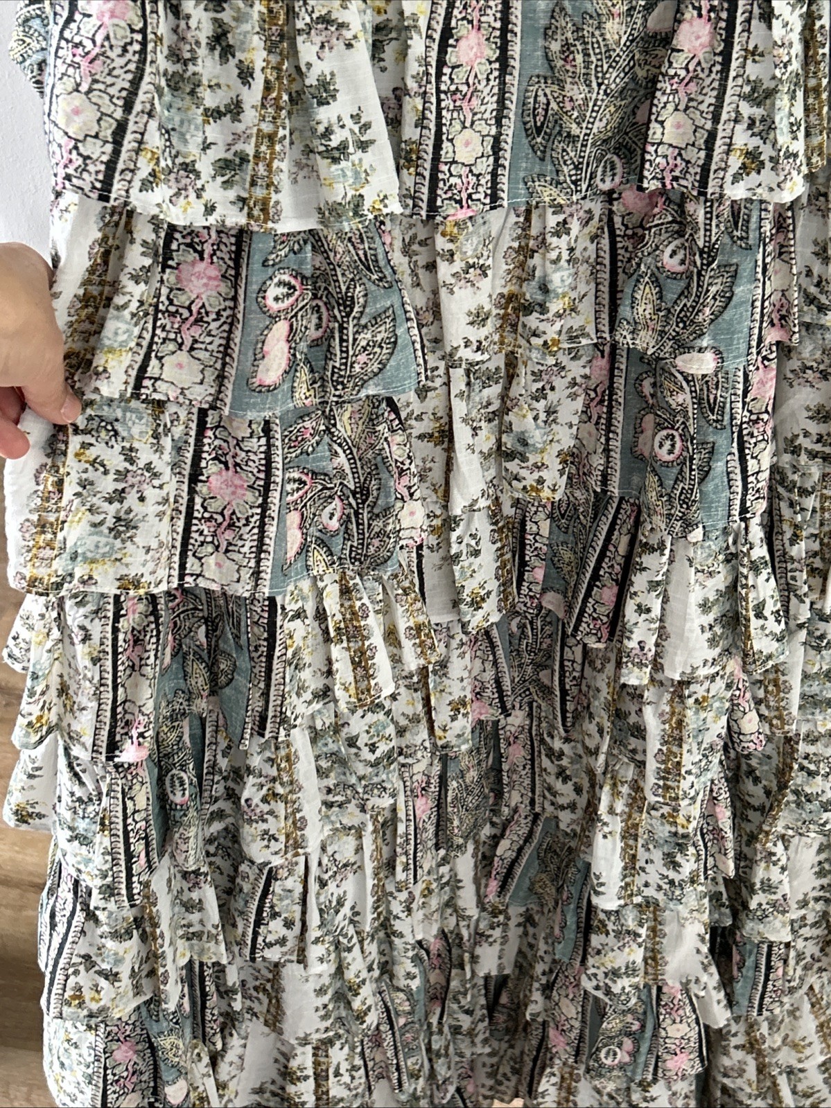 LOLA AUSTRALIA dress VALENTINA in Carol Print Size S
