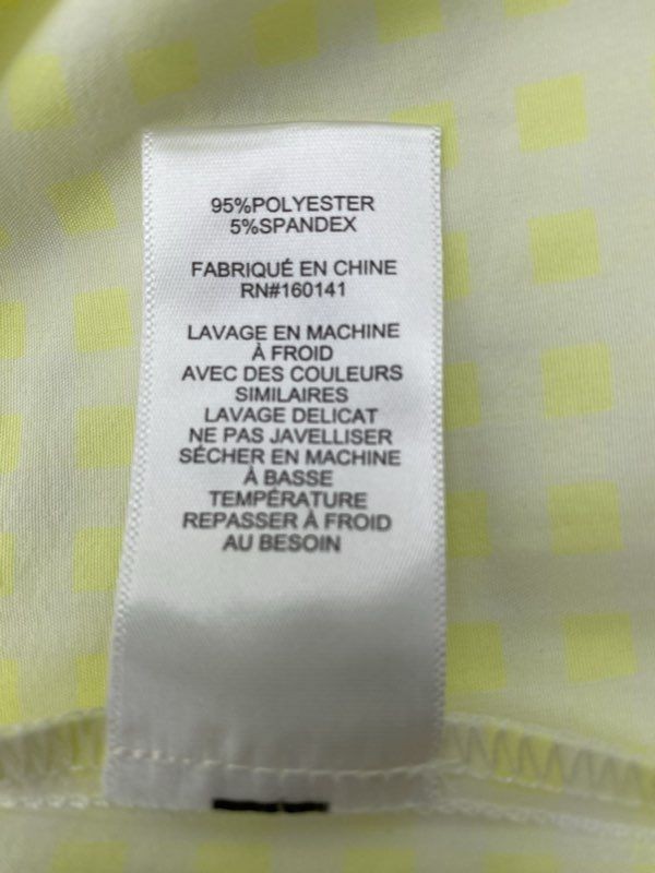 Juicy Couture Womens Yellow Check Sleeveless Cut Out Maxi Dress Size S