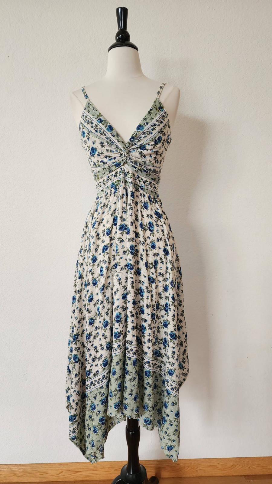 New Anthro Midi Dress Size Small Floral Coquette Romantic Wedding Brunch Cottage