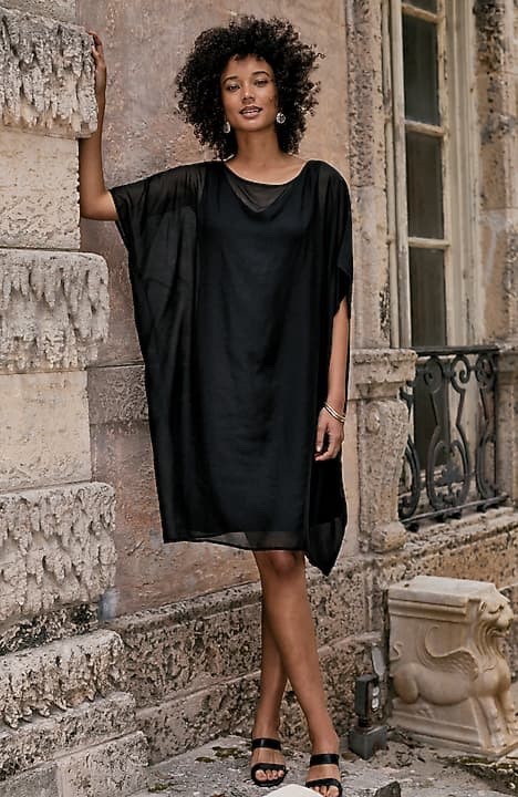 J. Jill ~ L ~ NEW Stylish Wearever Woven & Knit Two-Piece Dress ~ NWT $159 (2A1)