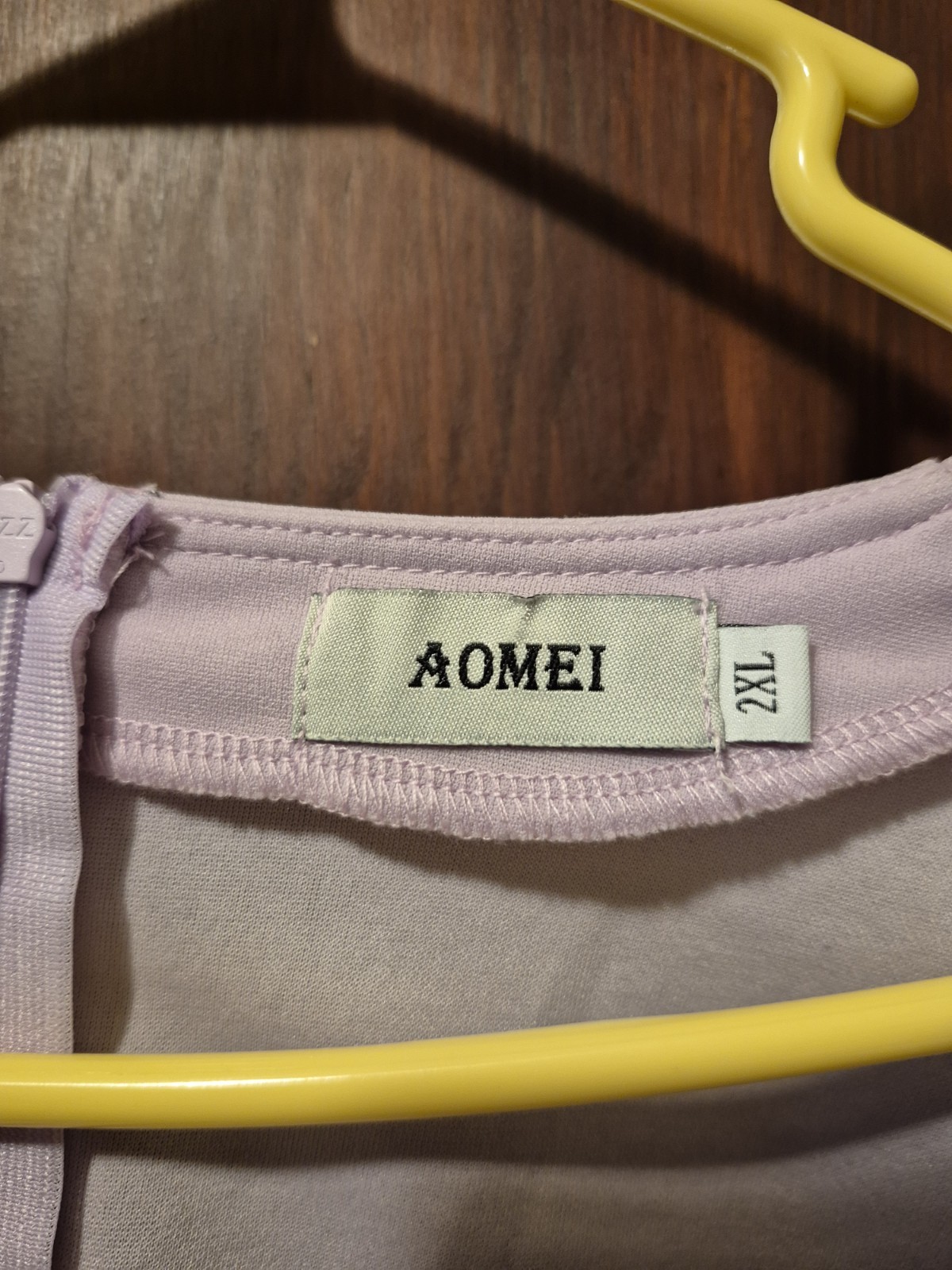 Amazon Aomei Lavender Polyester High Waist Ruffle Sleeve Pleated Midi Dress 2x