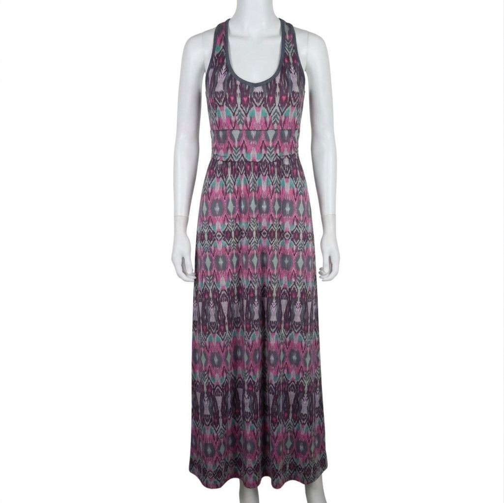 Mountain Hardwear Geometric Maxi Tank Dress Womens XS Gorpcore Granola Outdoorsy