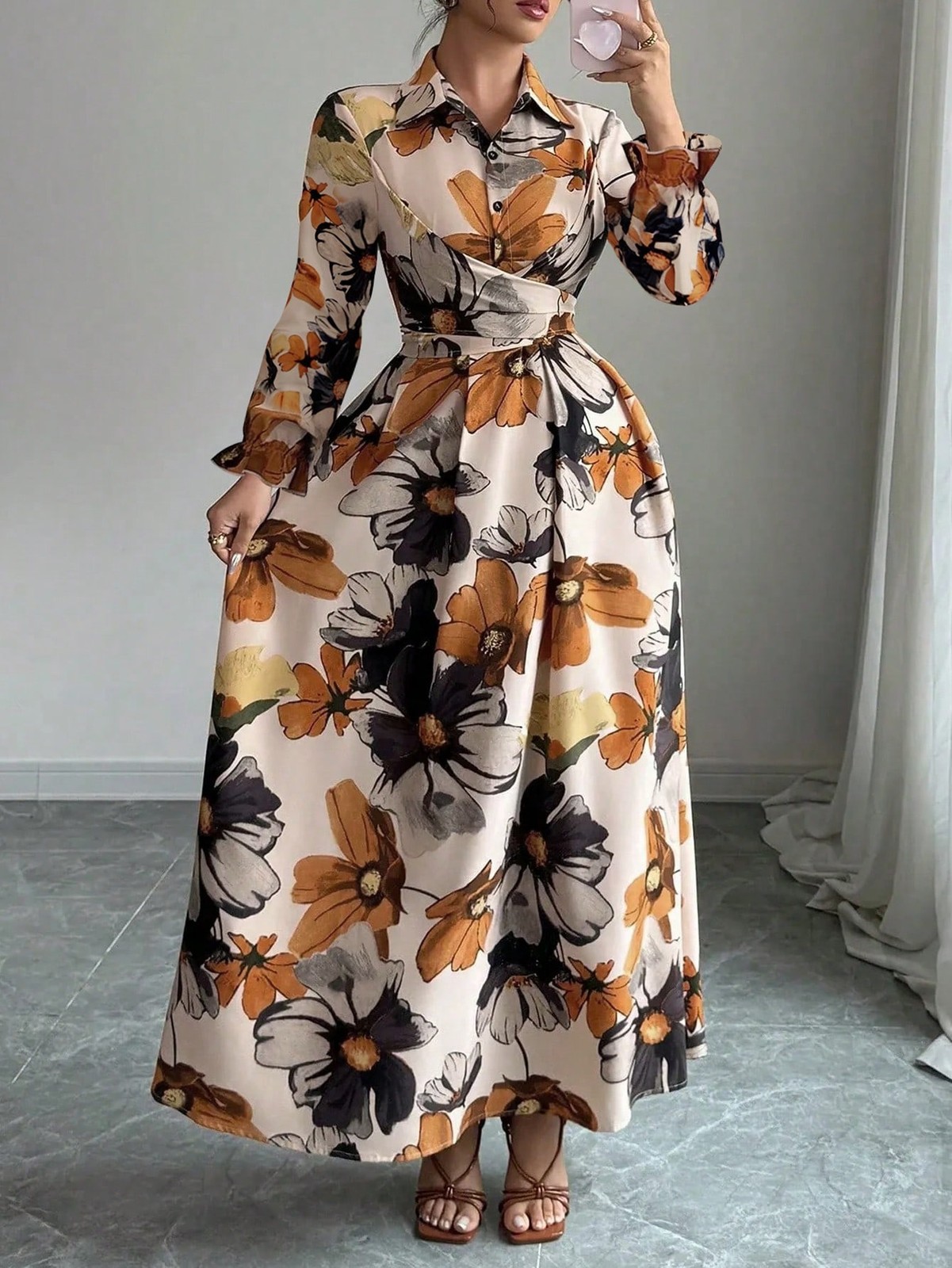 Elegant Ladies Maxi Dress in Sage Green for Wedding Guests