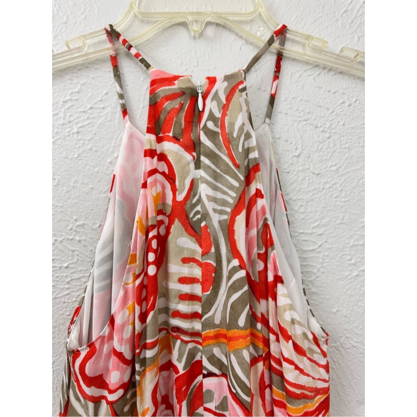 NWT Ann Taylor LOFT Floral Print Maxi Dress Size 4 Tropical Boho Summer Dress