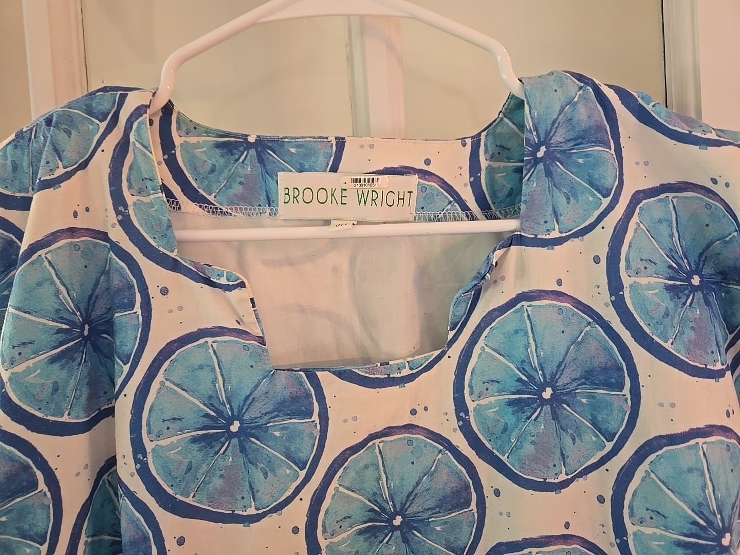 Brooke Wright Floral Multicolor Sleeveless Tunic Mini Dress Boho Cottage Core SM