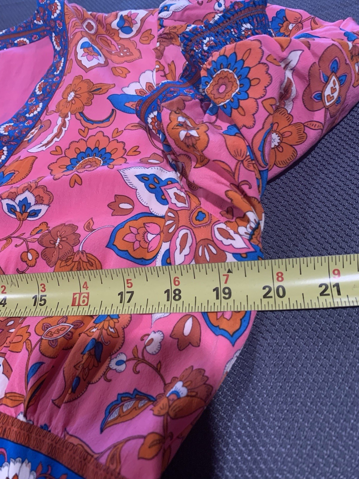 Boden Womens Elsa Midi Tea Dress Boho Pink Floral Size 10R NWOT