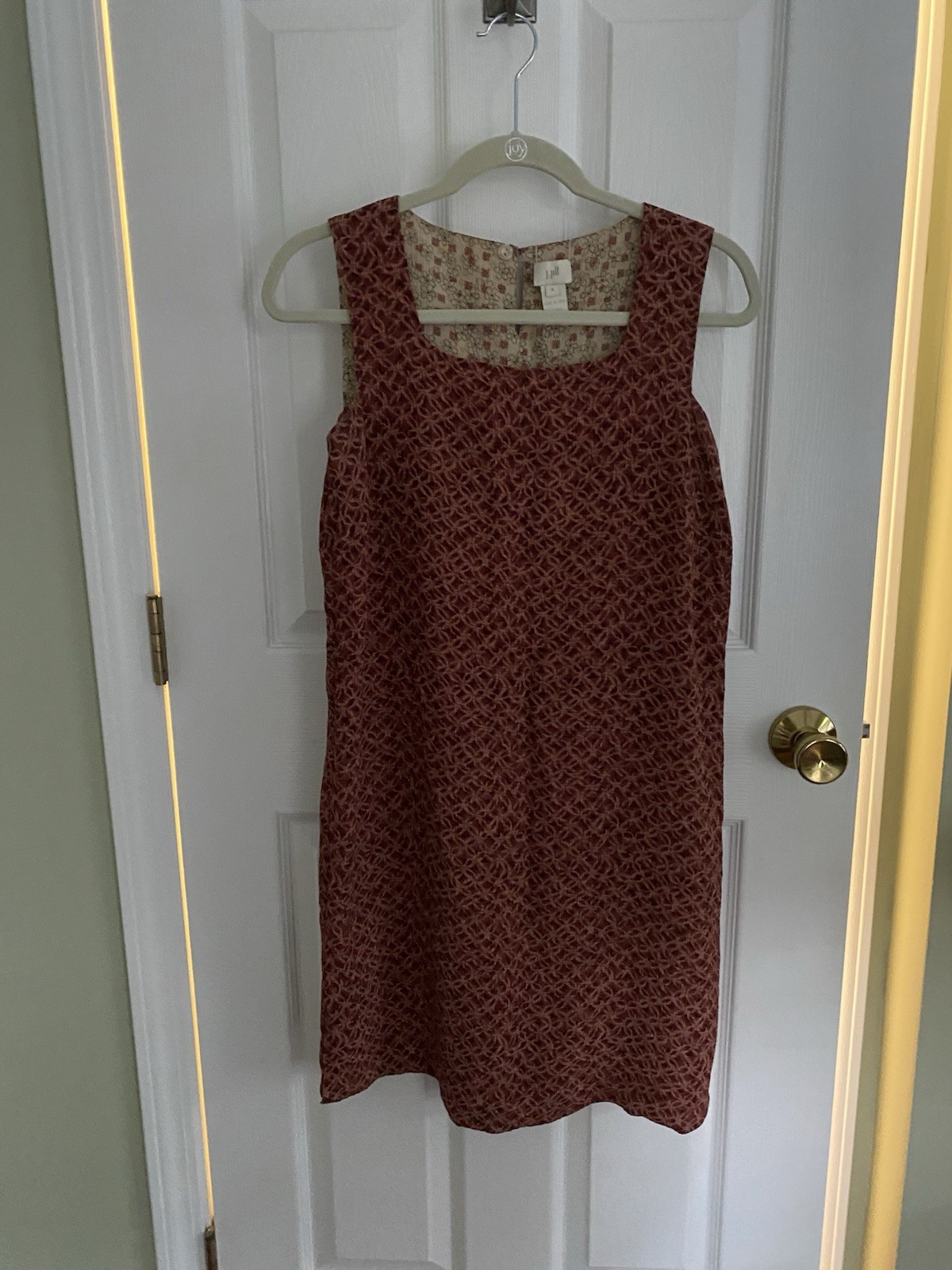 j jill silk dress small